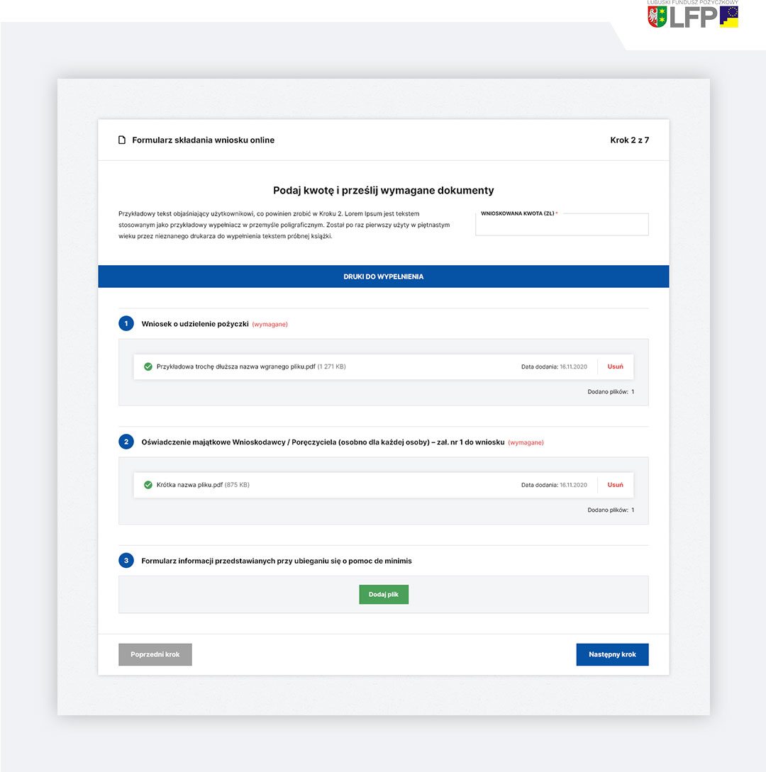 Systemy składania wniosków online